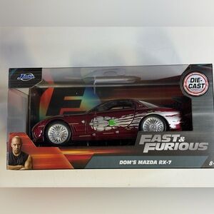 Jada Fast and Furious DOM‘S MAZDA RX-7 (CANDY RED) 1:32